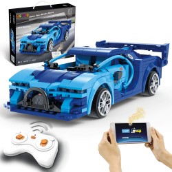 Cada - C51073W - Blue Race Car RC 2.4GHz 325 pcs Cada - C51073W - Blue Race Car RC 2.4GHz 325 pcs
